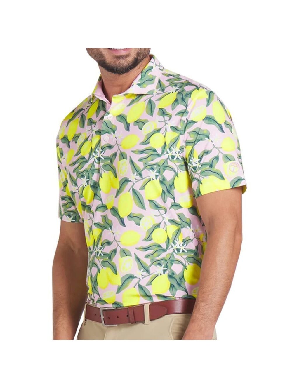 NWT New Puma Golf X AP Lemon Branch Polo “Arnold Palmer”